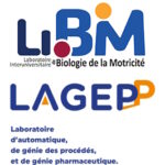 Logos du LIBM et du LAGEPP