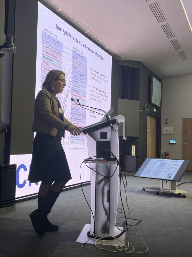 Justine Bacchetta pendant sa conférence plénière